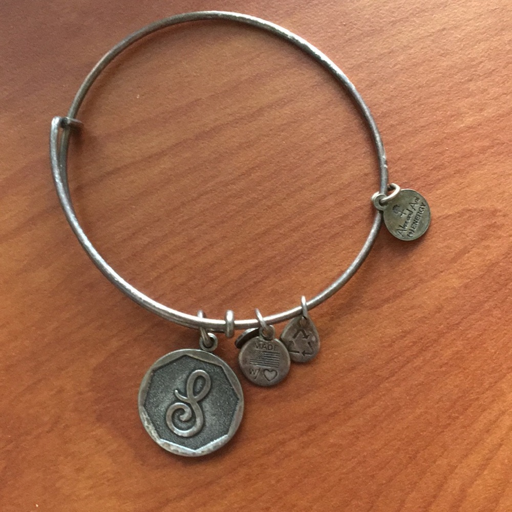 Alex and Ani monogram bracelet
